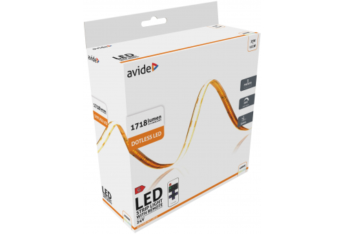 Bandă LED RF 24V COB NW IP20 5m Avide