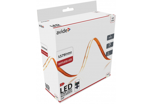 LED pás Blister RF 24V COB WW IP20 5m