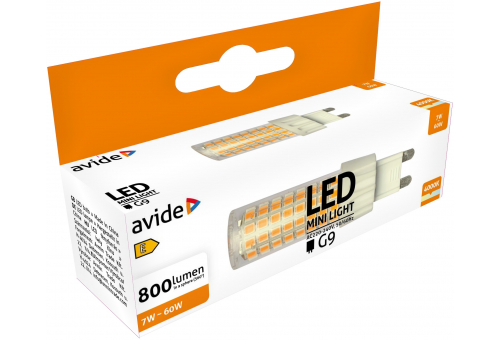 LED 7W G9 NW horizontal