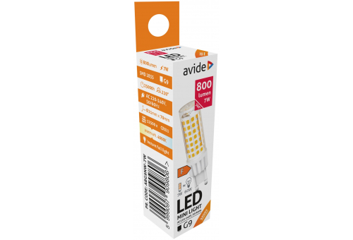 Bec LED capsulă 7W G9 NW Avide