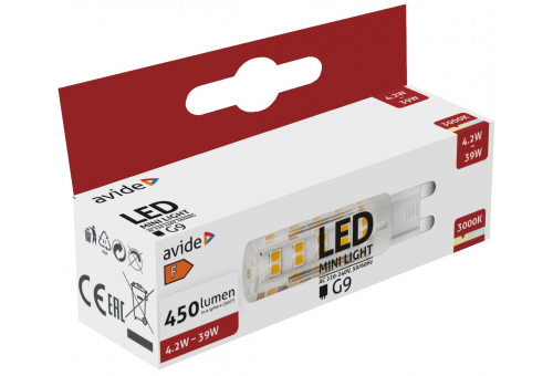 LED 4.2W G9 WW ležiaca