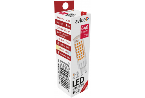 LED 7W G9 220° WW