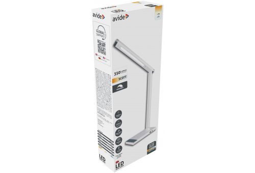 Lampă de birou LED 12W Alb Scott Avide