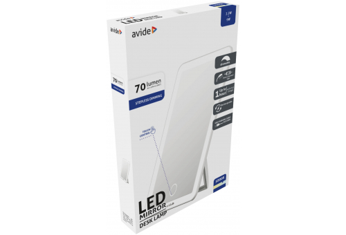 Lampă de birou LED 3.5W cu oglindă cosmetică adaptor neincl. Avide