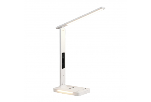LED Candeeiro de mesa De escritório QI CABO Nélküli Telefon Carregador 7W