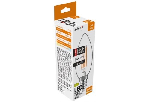 LED Filament Kerzenform 4.9W E14 NW Super Hohe Lichtausbeute