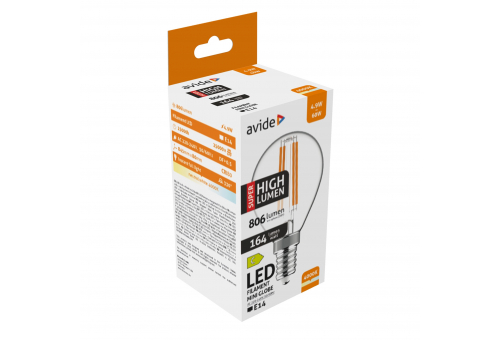 LED Filament Mini Globo 4.9W E14 NW Super High Lumen