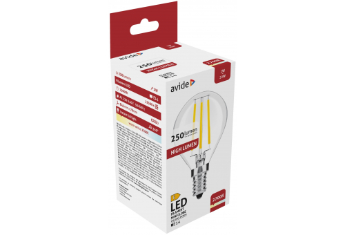 LED Filament Mini Birnenform 2W E14 WW