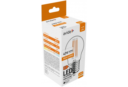 LED Filament Mini Globo 4.5W E27 NW