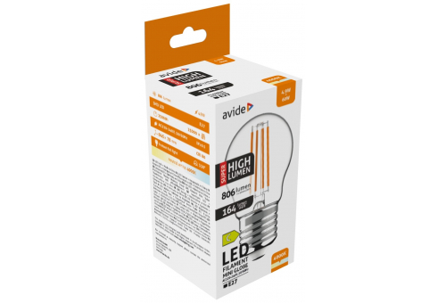 LED Filament Mini Globo 4.9W E27 NW Super High Lumen