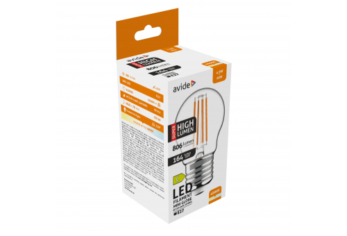 LED Filament Mini Globe 4.9W E27 NW 4000K Super High Lumen