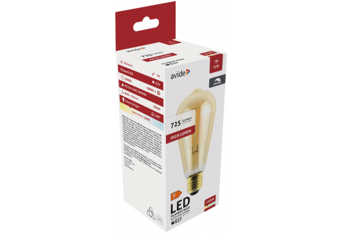 LED Filament ST57 7W Dimm/Bernstein E27 WW