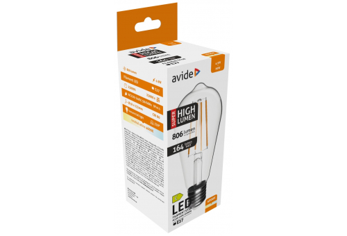 LED Filament ST58 4.9W E27 NW Super Hohe Lichtausbeute