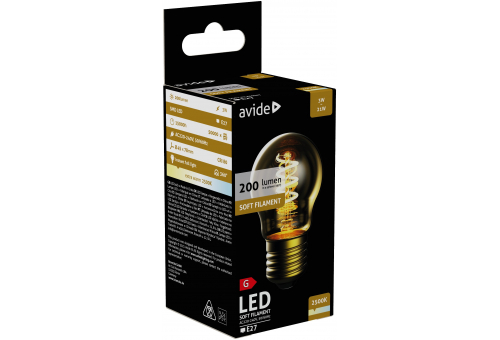 LED Soft Filament Mini Globo 3W E27 EW