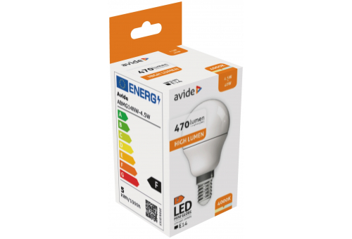 LED Globo Mini G45 4.5W E14 NW