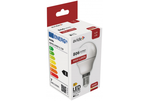 LED Birnenform Mini G45 6.5W E14 WW