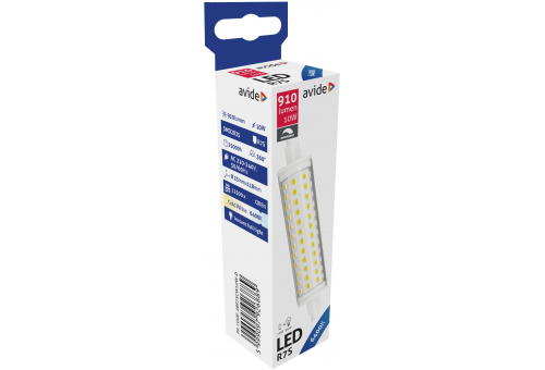 LED 10W R7S 23x118mm CW Stmievateľné