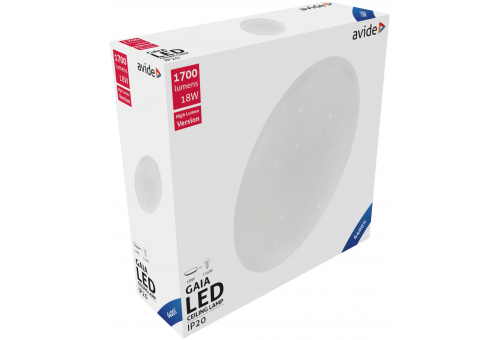 LED Stropná lampa Gaia 18W 330*105mm CW