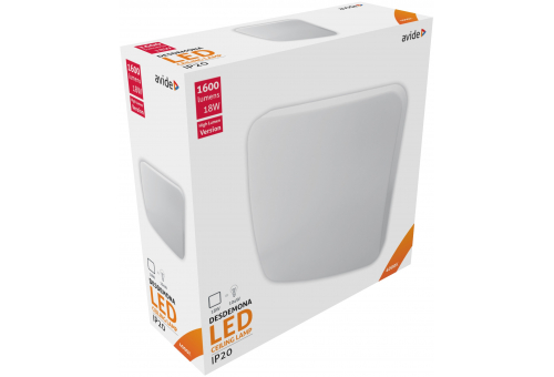 LED Luz de teto Quadrado Desdemona 18W 330*100mm NW