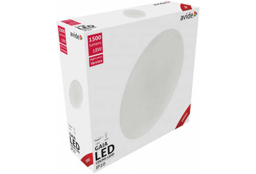 LED Luz de teto Gaia 18W 330*105mm WW