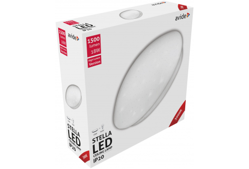 LED Luz de teto Stella (Csillagos) 18W 330*100mm WW