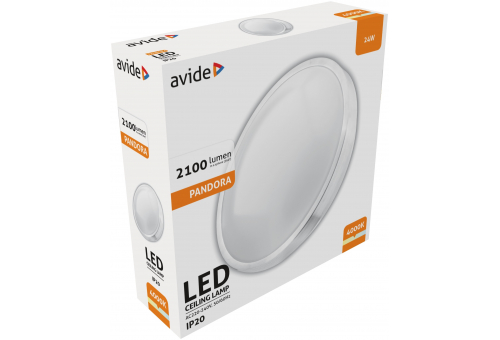 LED Mennyezeti Lámpa Pandora (Alu) 24W 380*110mm NW