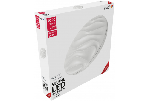 LED Luz de teto Selene 24W 380*70mm WW