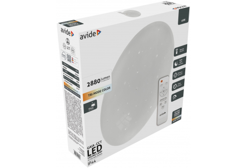 LED Ceiling Lamp Oyster Gaia 48W CCT I44