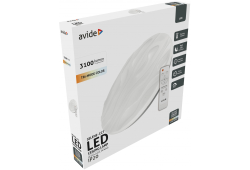 LED Luz de teto Selene-CCT 48W Com telecomando