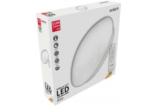 LED Luz de teto Stella-CCT 48W (24+24) Com telecomando