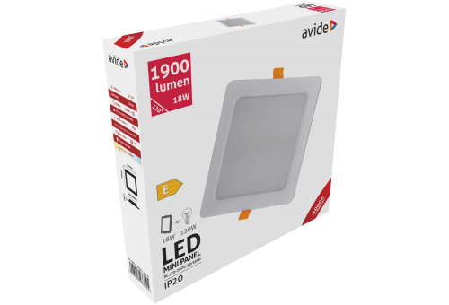 LED Einbaubare Rechteckige Deckenleuchte Plastik 18W WW