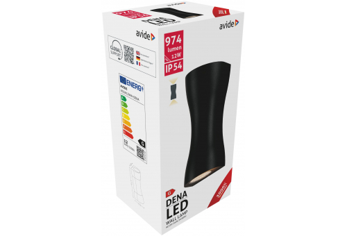 Kültéri fali lámpa Dena LED 12W WW IP54