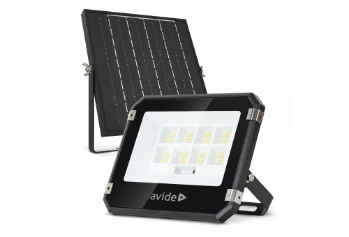 Avide LED Solar Flood Light 50W CCT separable solar panel, with remote controller
