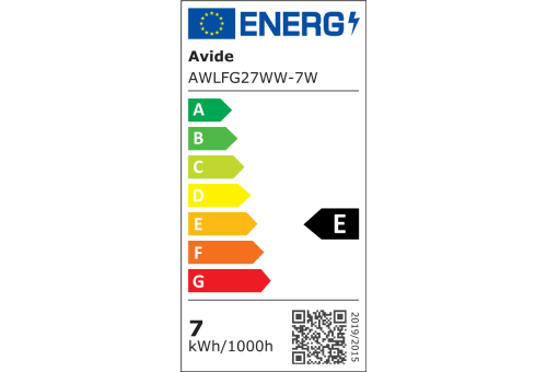 Avide LED White Filament Globe 7W E27 WW 2700K